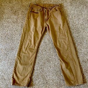 505 Men Tan Levi’s Size 32*30 Good Condition